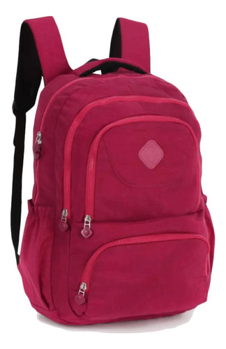 Mochila Escolar Adv Vinho Luxcel Maxlog Infantil