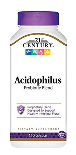 Cápsulas De Mezcla Probiótica 21st Century Acidophilus  150