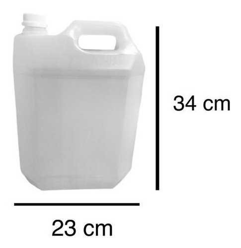 Imagen 2 de 10 de Bidones Plasticos 10 Litros Nuevo Natural Virgen X 40 Un