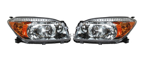 Par Faros Toyota Rav4 2006 Al 2008 Fondo Crom Tyc