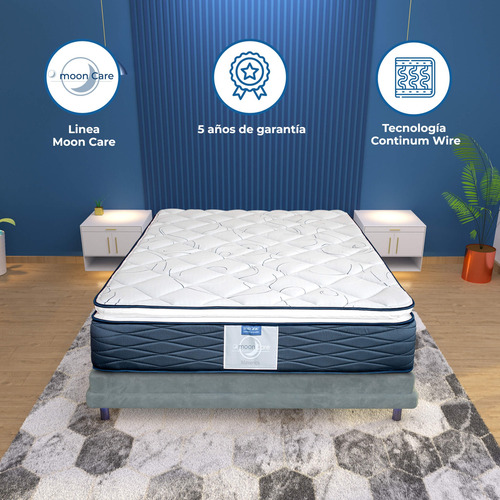 Colchón King Size + Matrimonial Restonic Maverick Moon Care