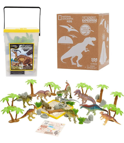 Figura De Acción National Geographic Dinosaurios Dinosaurio De Just Play Fossil Expedition