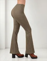 Comprar Pantalon Acampanado Casual Cafe Cuadros Cklass 991-09