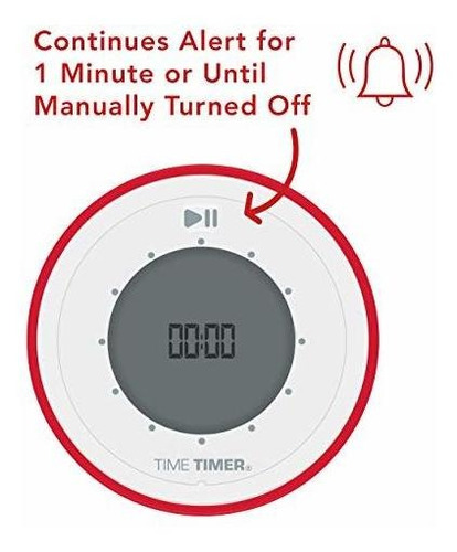 Time Timer Twist Reloj Digital De Cuenta Atrás De 90 Minutos