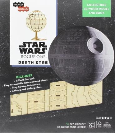 Incredibuilds: Star Wars: Rogue One: Death Star 3d Wood Mode