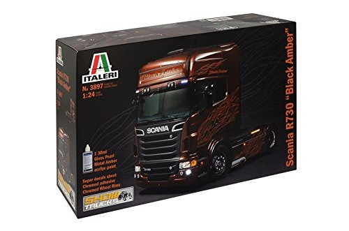 Italeri 3897s Scania R730 Negro Ámbar Kit Modelo.