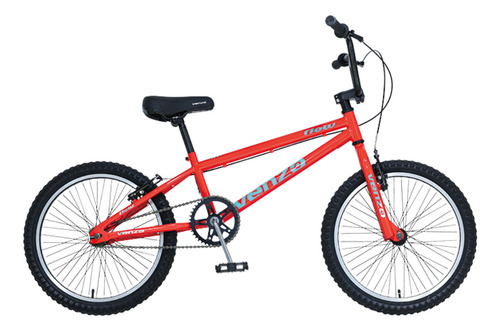 Bicicleta Bmx Freestyle Venzo Flow Rodado 20 Niño. Rojo 20 "