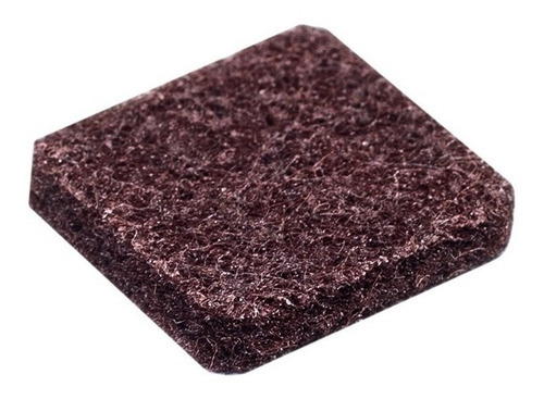 Topetina Suprabond De Fieltro Marrón Cuadrada 20mm
