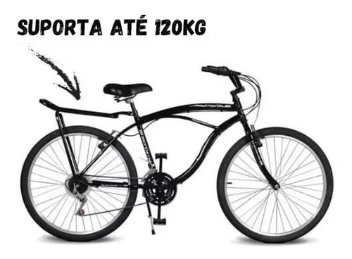 Bagageiro Grau Traseiro Preto De Bike Aro 26 Aro 24 20