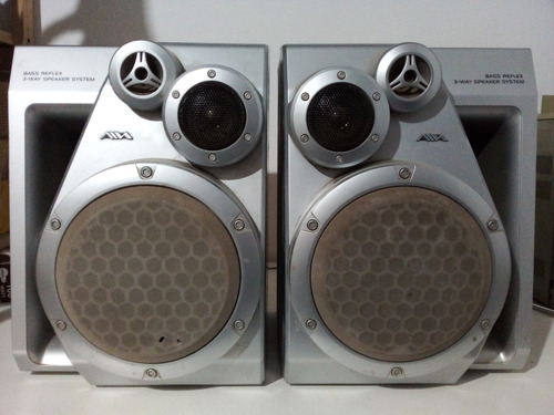 Parlantes Aiwa Modelo Sx-jn1 Plateado (Usado)