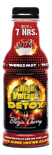 High Voltage Detox Bebida Antidoping Cereza Flameante 