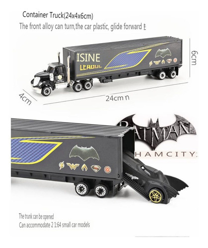 // 1 Batman Y Batmobile Kids En Escala 1:64