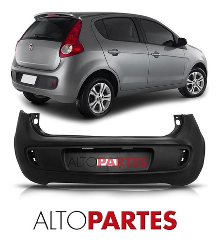 Paragolpe Trasero Fiat Palio Novo 326 F4 2012 En Adelante 