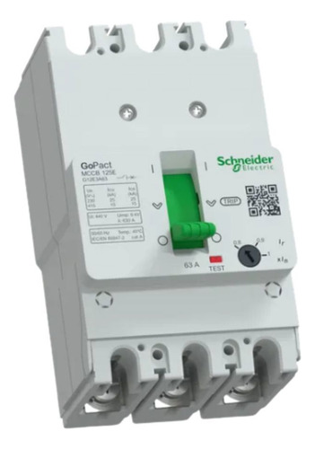 Disjuntor Caixa Moldada Tripolar 63a 15ka - Schneider