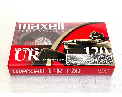 Maxell Ur 120 Min Audio Cassette Deck Normal Bias (Usado)