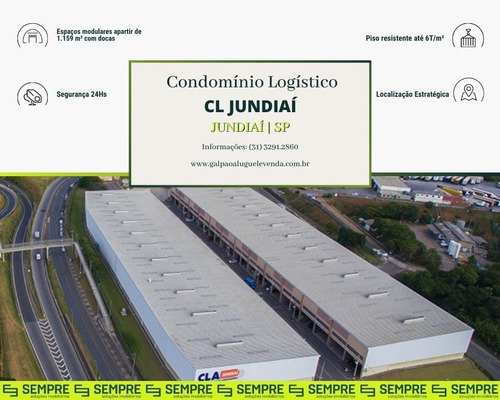 Imagem 1 de 8 de Galpão Para Alugar Em Jundiaí/sp - Ga0943