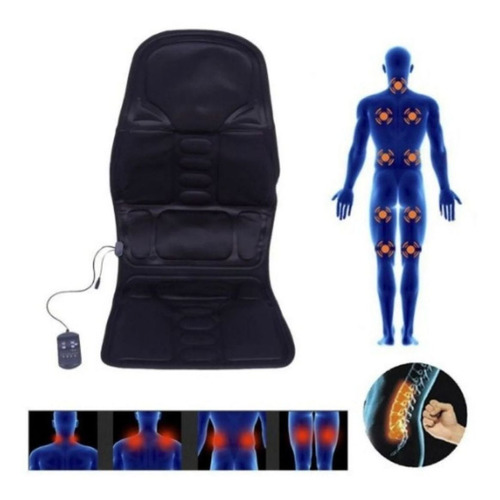 Assento De Massagem Elétrico P/ Costas Cadeira - Superfíecie