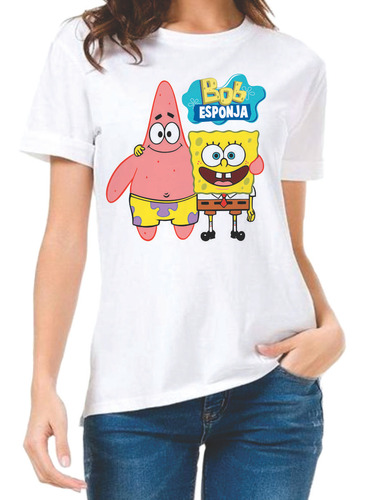 Playera Bob Esponja - Bob Y Patricio