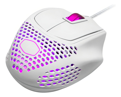 Mouse Gamer Cooler Master Mm720 White 16000 Dpi Color Blanco