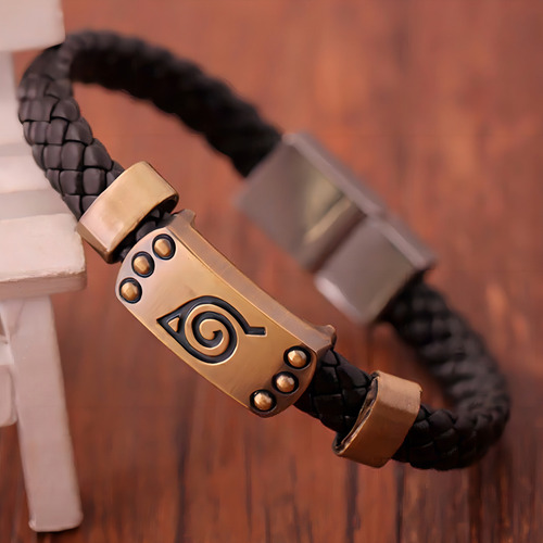 Pulsera Aldea De La Hoja Unisex Cosplay Anime Naruto Diámetro 5