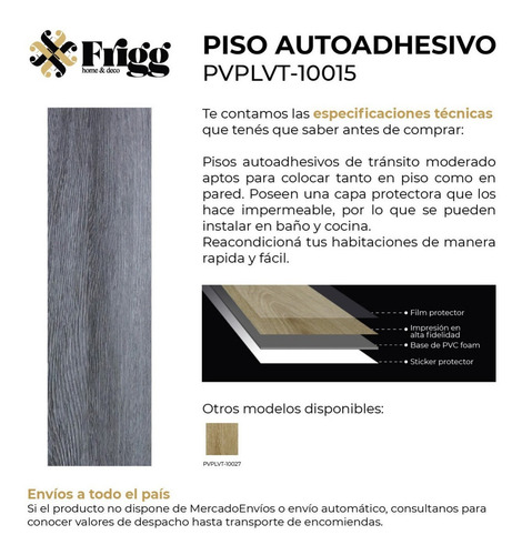 Imagen 3 de 9 de Liston Autoadhesivo Apto Piso Y Pared Vinilico Madera