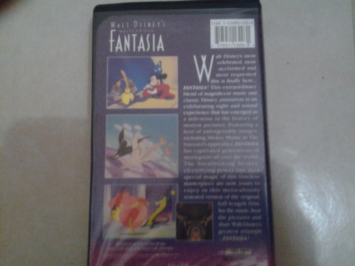 Walt Disney Vhs Masterpice Fantasía (Usado)