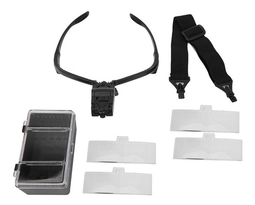 Gafas Tipo Diadema Lupa Con 5 Lente Led De La Lámpara Para E