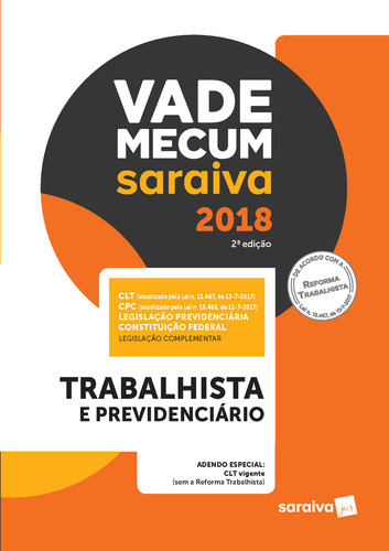 Vade Mecum Saraiva - Trabalhista E Previdenciário