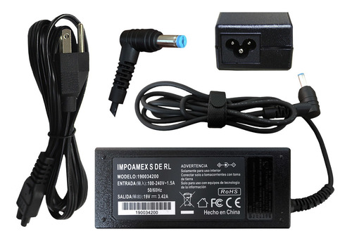 Cargador Acer Ap.0650a.012 Ap.0650a.014 19v 3.42 5.5 X 1.7mm