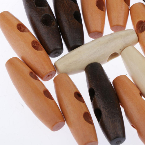 50 Piezas Botones De Hebilla De Palanca De Toggle Buttons