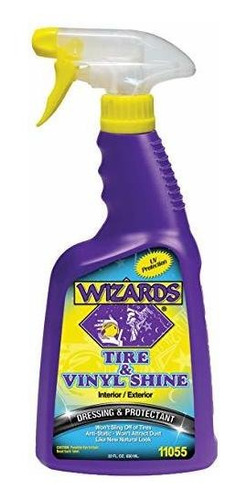 Protector, Wizards Tire & Vinyl Shine Dressing And Protectan