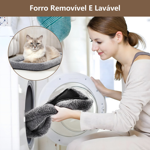 bolsa de transporte grande para pet gato Caes kit viagem Dobrável com carpete confortável 45×35×33