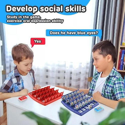 Juego De Mesa ¿adivina Quién? Juego De Tablero Juego Dos
