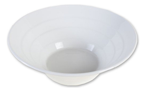 Ensaladera Porcelana Cónica Blanco 18cm