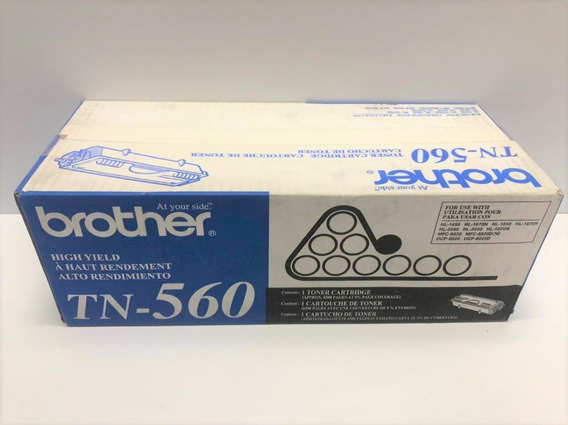 Brother Toner Tn-560 Negro Original No Alternativo Brother Toner Tn-560 Negro Original No Alternativo