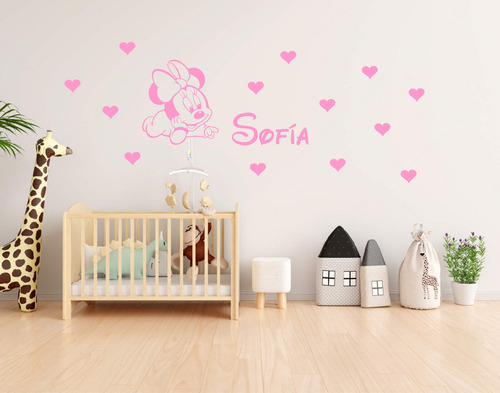 Minie Bebe Con Corazones