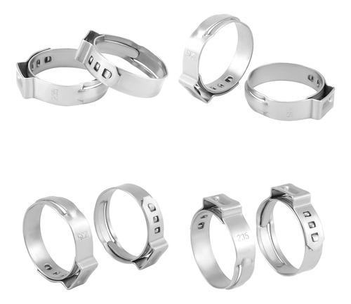 Pex - Abrazaderas De Cincha, 100 Anillos De Abrazadera De Ac