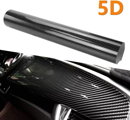 Fibra De Carbono Vinilo 3d Adhesivo Para Autos Y Motos
