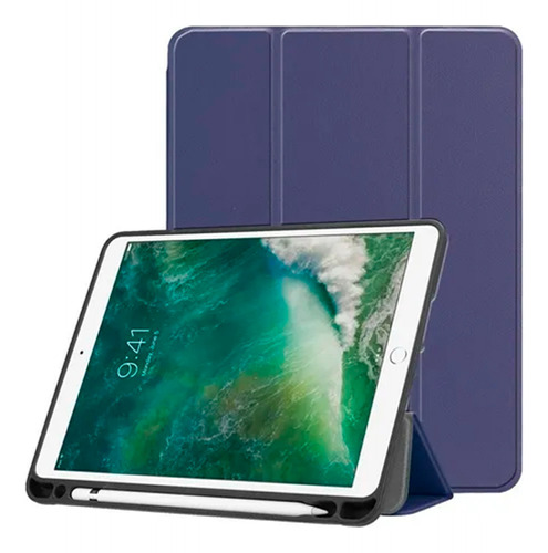 Funda Smart Case Para Poner Lápiz +vidrio Para iPad 7y8 10.2