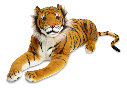 Tigre Gigante De Peluche De Melissa & Doug, Realista (más .