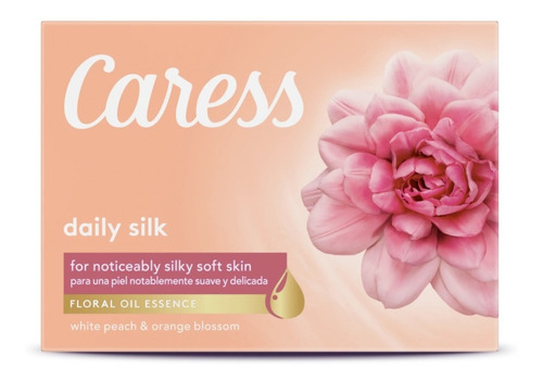 16 Pz Jabon Caress Daily Silk  Esencia Floral  10625 Gr C/u