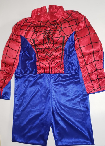 Imagen 1 de 3 de Disfraz Completo De Spiderman Importado Niño Talla 8 Años
