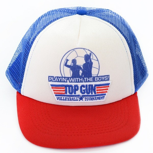 Gorra Bordada Top Gun Beach Voley Retro Camionera Maverick