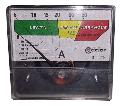 Amperimetro Cargador Arrancadores Baterias  Dolar  50/300 Ah