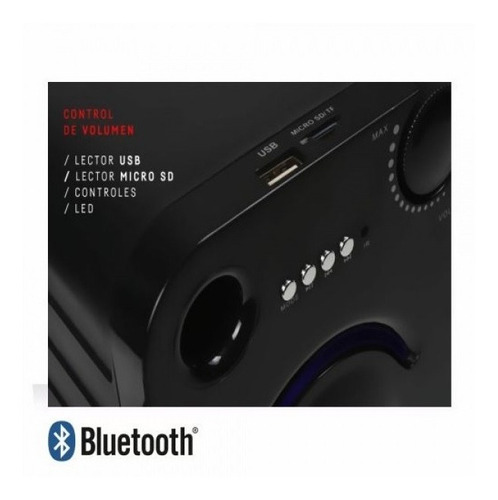 Parlante Bluetooth Noga Ml -820 2.1 Inalambrico Control