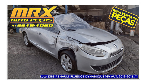 Sucata Renault Fluence Dynamique 2.0 16v Aut 2013 Pecas