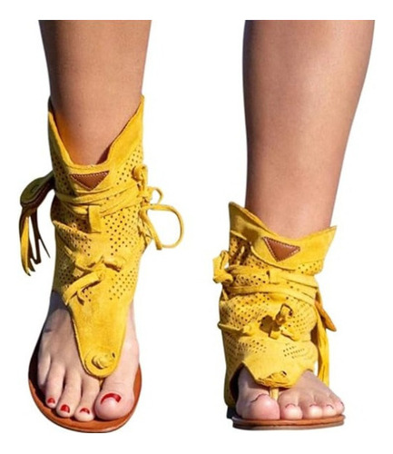 Sandalias De Playa Romanas, Sandalias Y Botas De Mujer