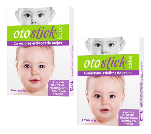 Corrector Estético De Orejas Otostick Bebé - Pack X2 Cajas