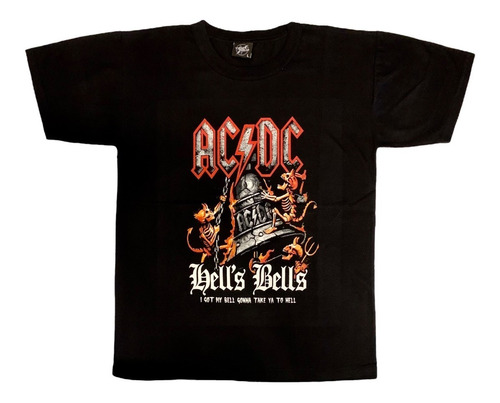 Remera Acdc Rock Hells Bells Ballbreaker Varios Modelos