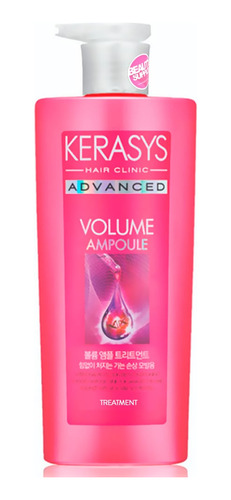 Tratamiento Kerasys Advance Voluminizador 600ml Con Colágeno